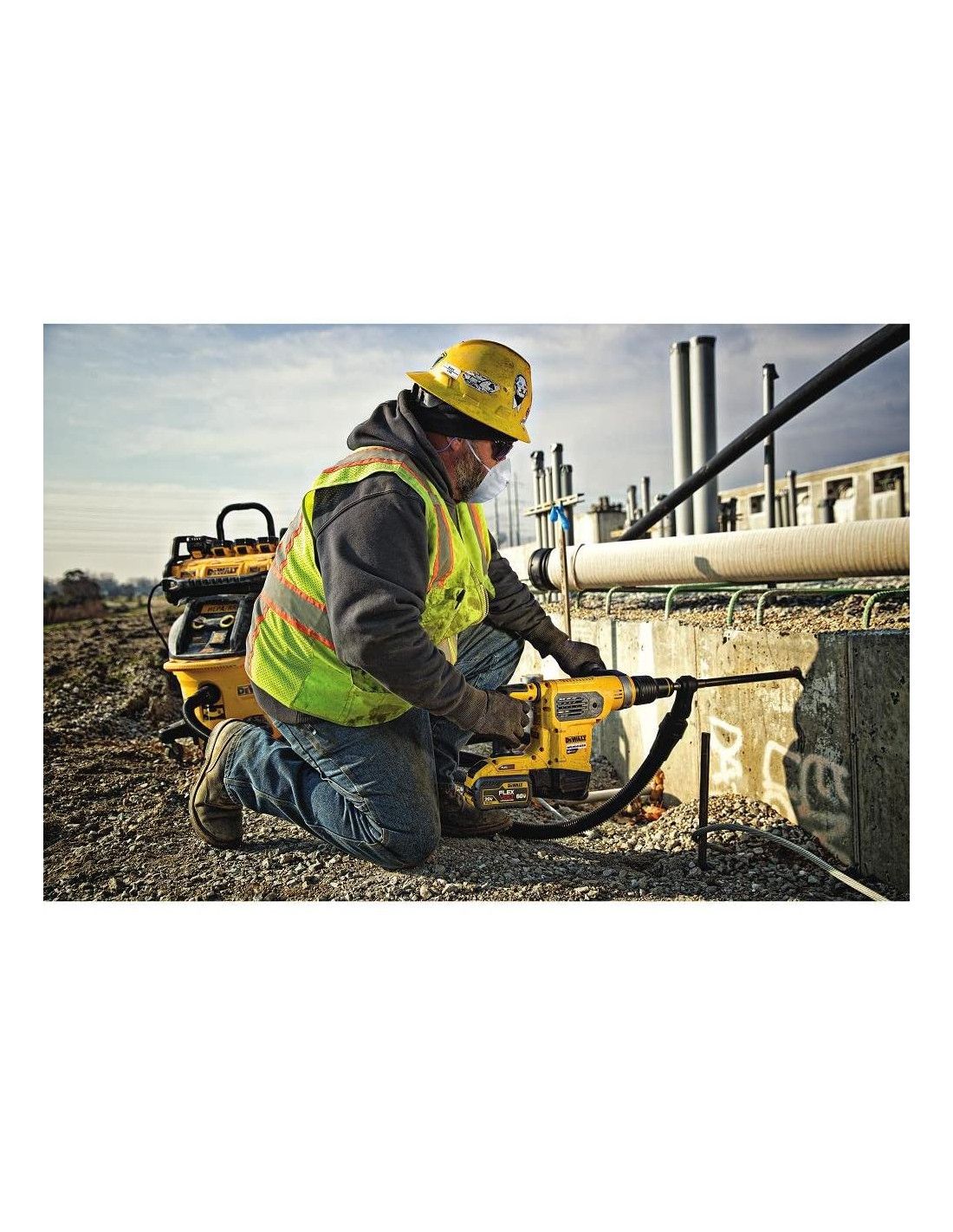 Kit marteau + meuleuse Dewalt Flexvolt 54V CPROF400