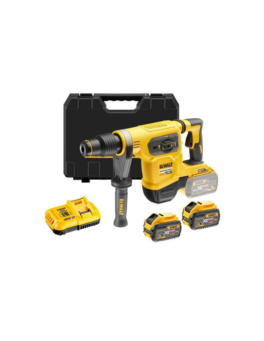 Marteau Dewalt 54V 6.1J DCH481X2 SDS-MAX Flexvolt avec batteries 9Ah