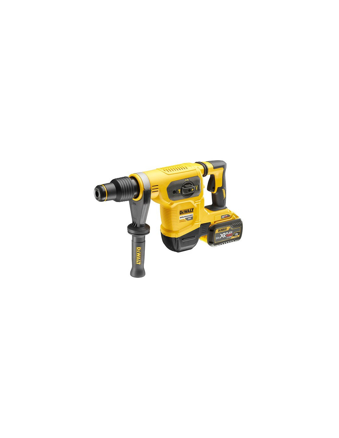 Marteau Dewalt 54V 6.1J DCH481X2 SDS-MAX Flexvolt avec batteries 9Ah