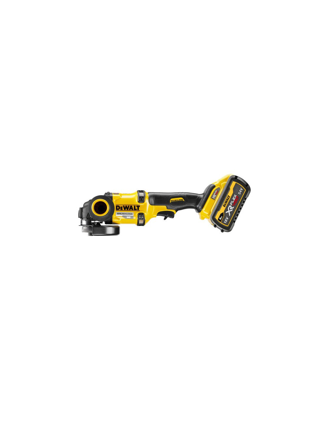 Mini meuleuse sans balais XR FLEXVOLT 54V/18V 125mm avec 2 batteries 6Ah et mallette de transport Dewalt DCG418T2