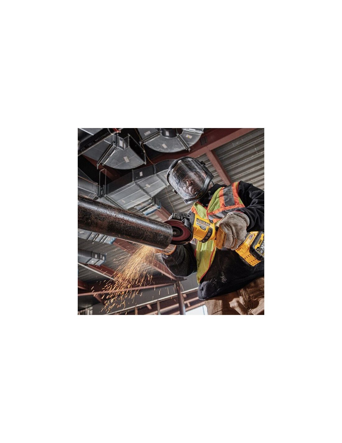 Mini meuleuse sans balais XR FLEXVOLT 54V/18V 125mm avec 2 batteries 6Ah et mallette de transport Dewalt DCG418T2