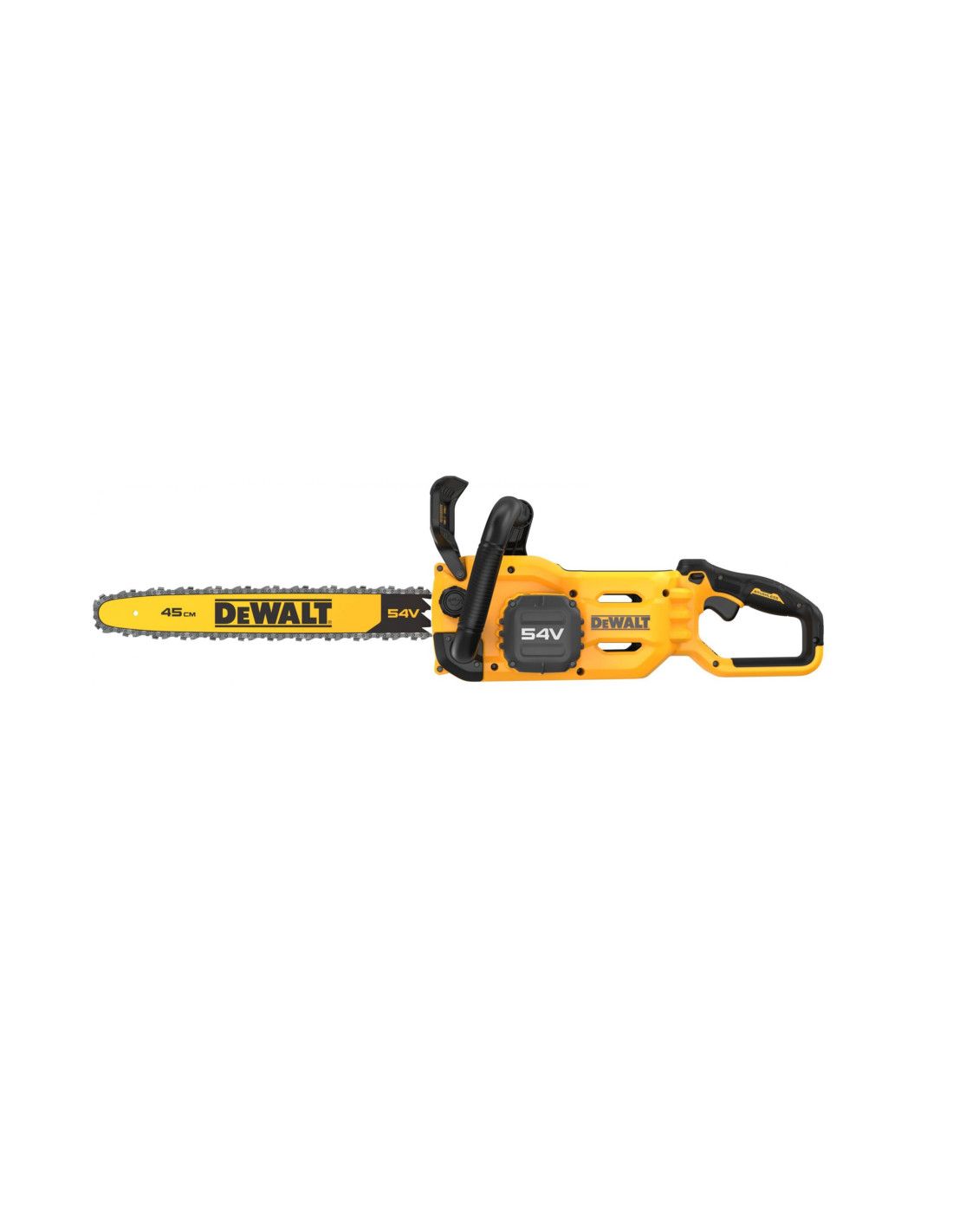 Tronçonneuse 45cm + Batterie Flexvolt 9Ah + chargeur Dewalt DCMCS574X1