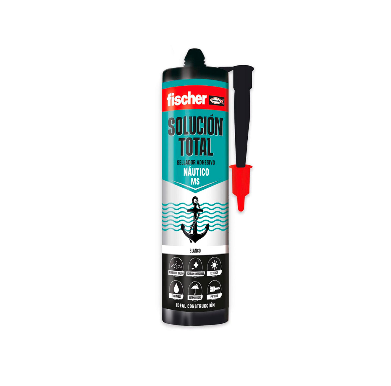 Cartouche de mastic adhésif 290ml Fischer MS Nautical Special