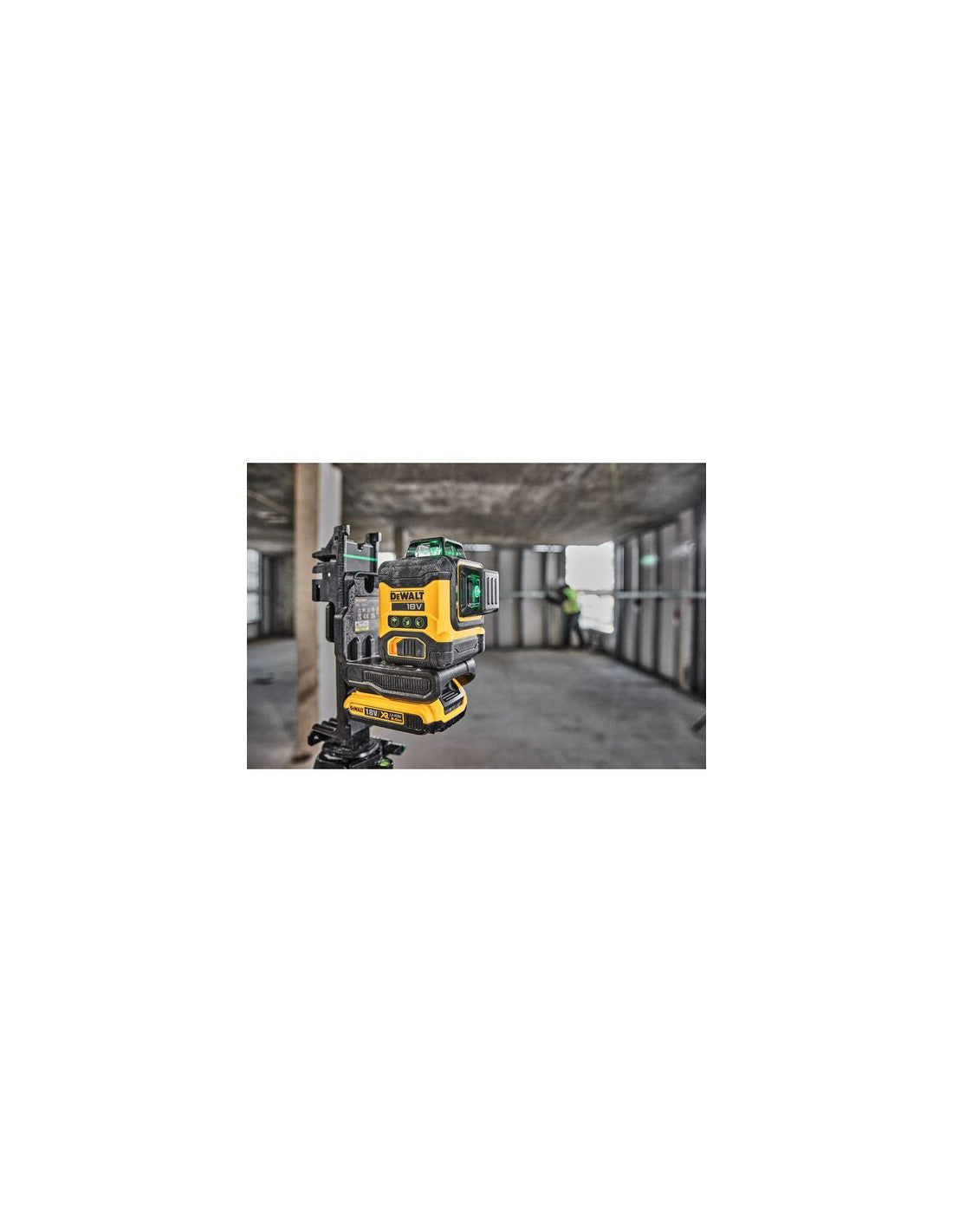 Niveau laser vert autonivelant à 3 lignes 360° avec batterie 18V Li-Ion 2Ah Dewalt DCLE34031D1