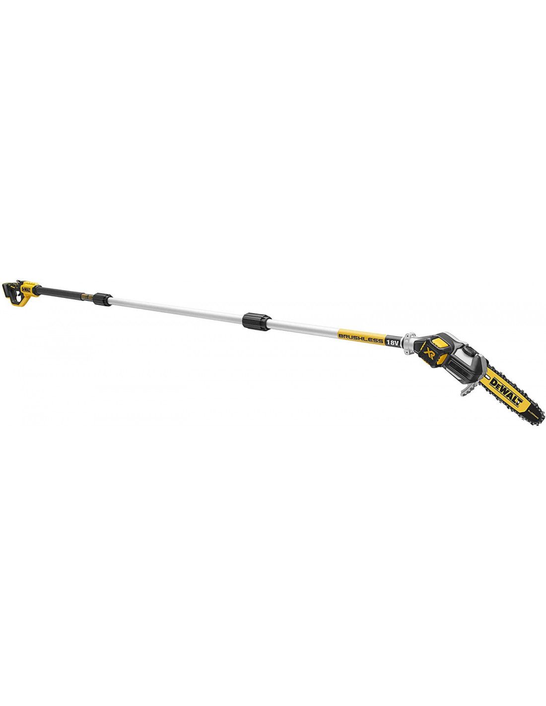 Dewalt DCMPS567P1 Sécateur à perche haute 18V 450cm alimenté par batterie avec batterie 5Ah