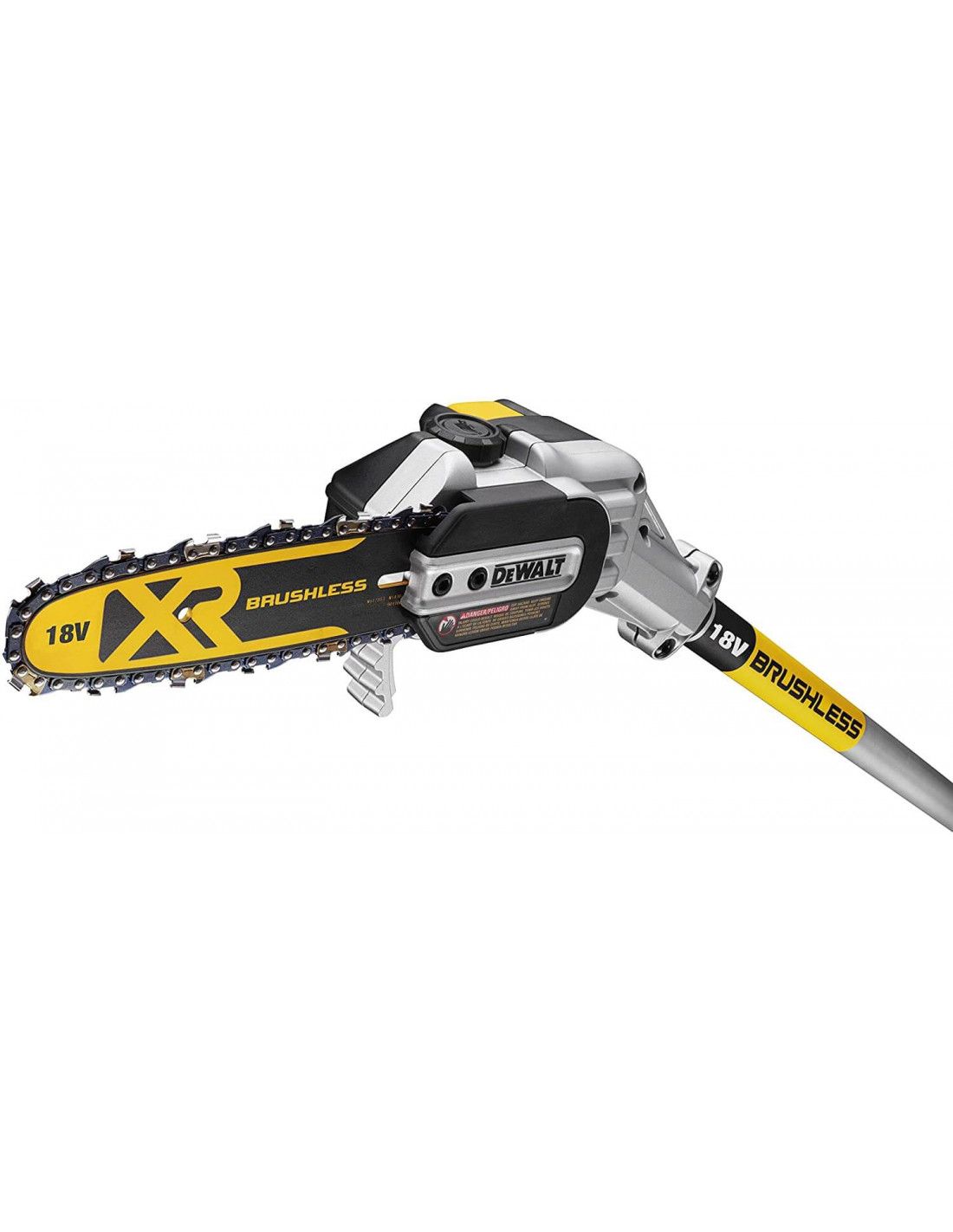 Dewalt DCMPS567P1 Sécateur à perche haute 18V 450cm alimenté par batterie avec batterie 5Ah
