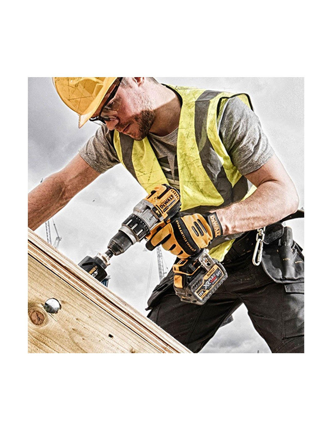 Ensemble marteau perforateur DCD996 + meuleuse 54V Flexvolt DCK2055T2T Dewalt