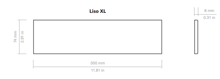 Caja 23 Pz Revestimiento Liso XL Ice White Matt 7,5x30 Wow WOW - 6
