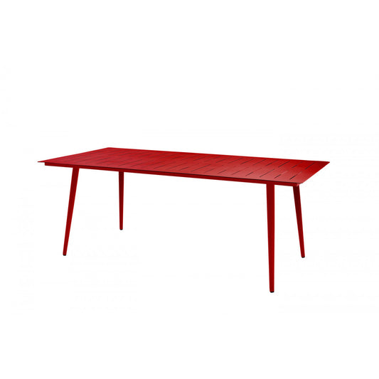 Table Aluminium Inari Rectangulaire 200x100 pour Jardin Essenciel Vert