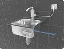 Grifo de Cocina con Calentador de Agua Caliente Integrado Fala  - 2