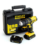 Taladro percutor Stanley FMC626C2K – 18V 2 bat. 1,3Ah con maletín