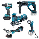 Kit 5 herramientas a batería 18V LXT Makita DLX5044TJ MAKITA - 1