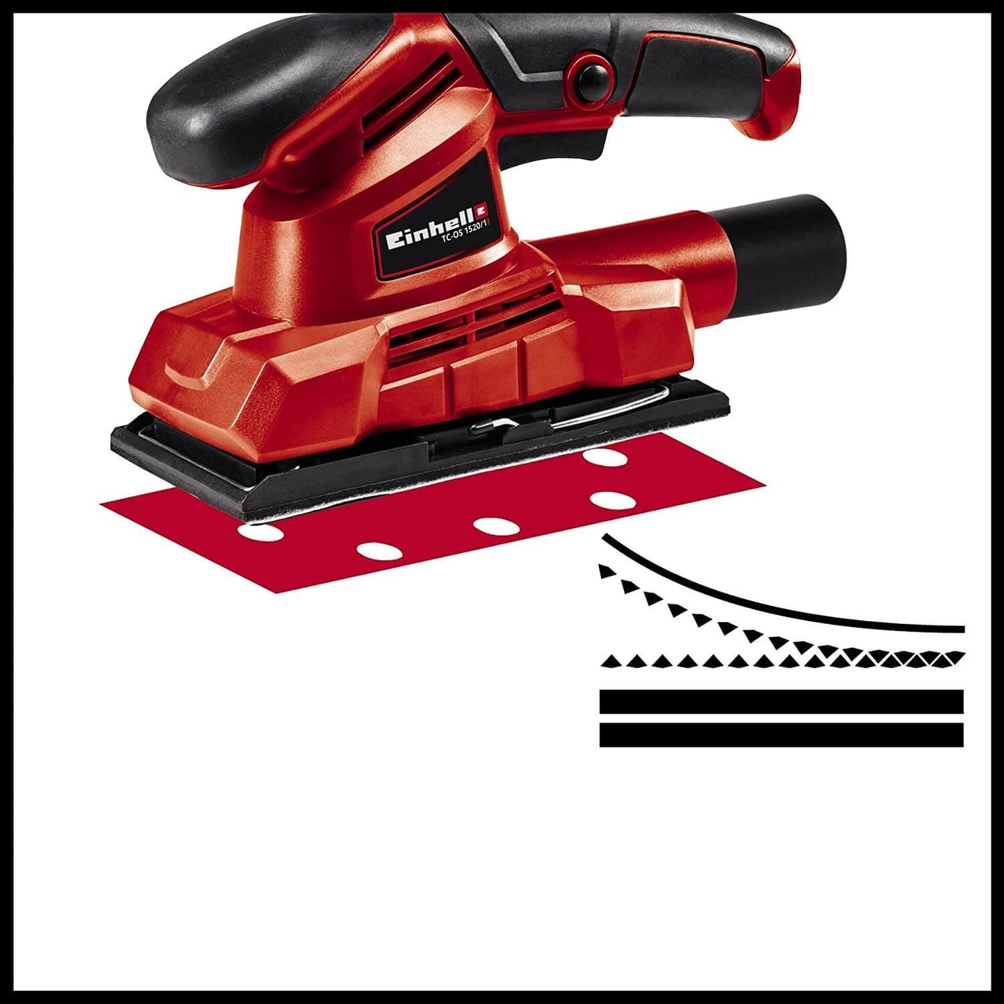 Lijadora Orbital 150W 90x187mm Einhell TC-OS 1520 EINHELL - 4