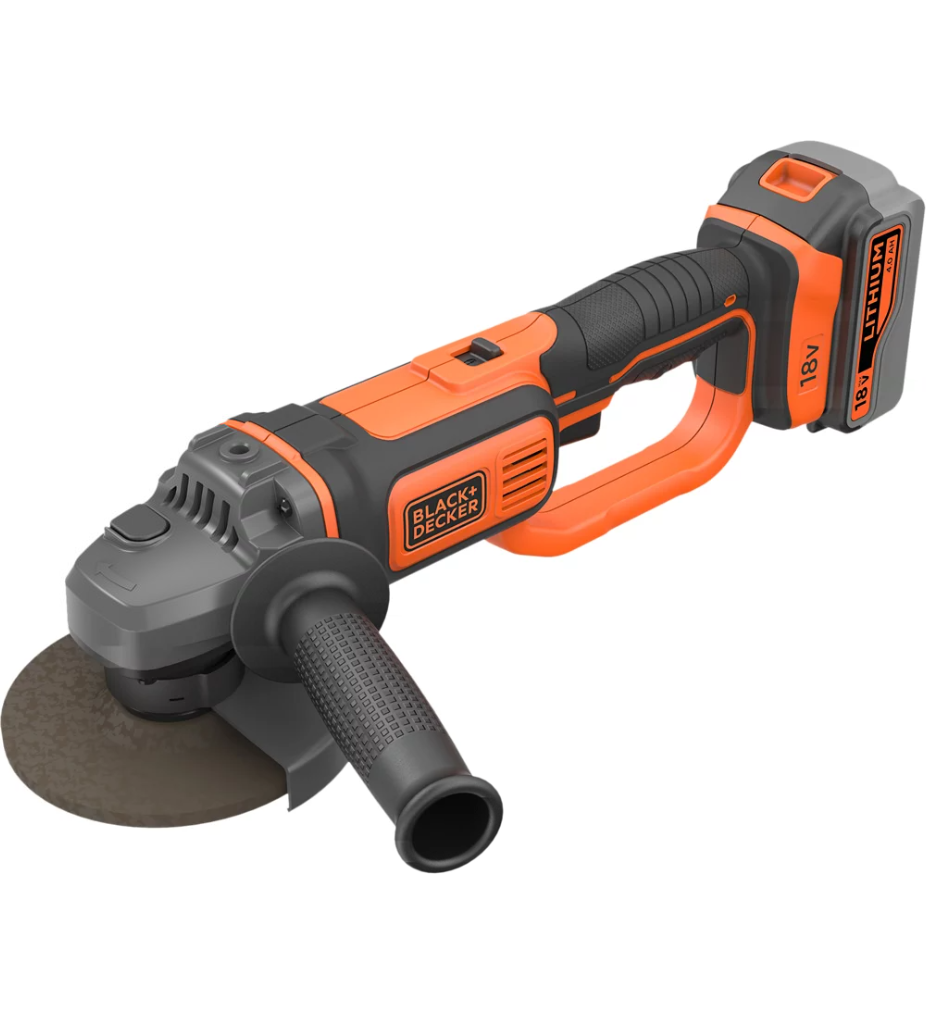 Ensemble marteau perforateur + meuleuse 125mm Black+Decker 18V + 2 batteries 2,0Ah et sac de transport BCK24D2S-QW BLACK + DECKE