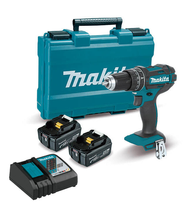 Makita DHP482RME Marteau perforateur sans fil 18V avec 2 batteries 4.0Ah et valise de transport MAKITA - 1