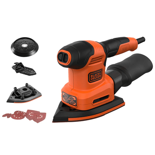 Black+Decker Ponceuse multifonctionnelle 4 en 1 200W BEW200 BLACK + DECKER - 1