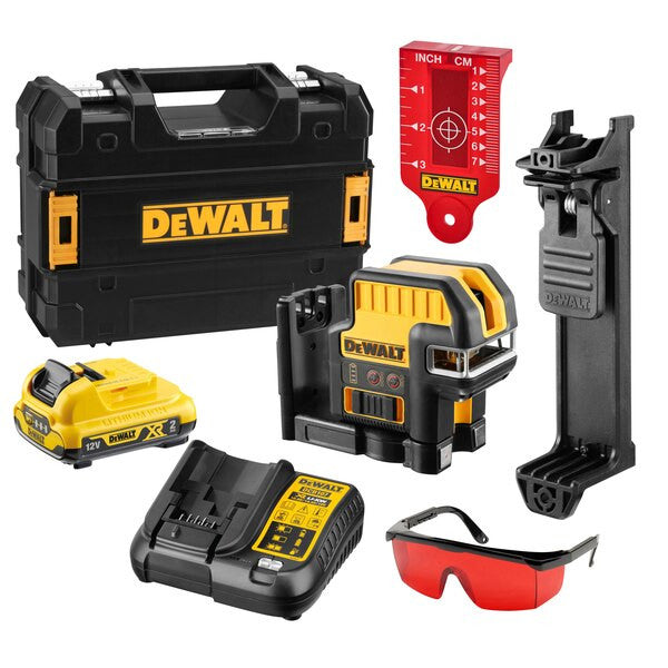 Niveau laser automatique 2 lignes transversales couleur rouge DCE0822D1R Dewalt DEWALT - 1