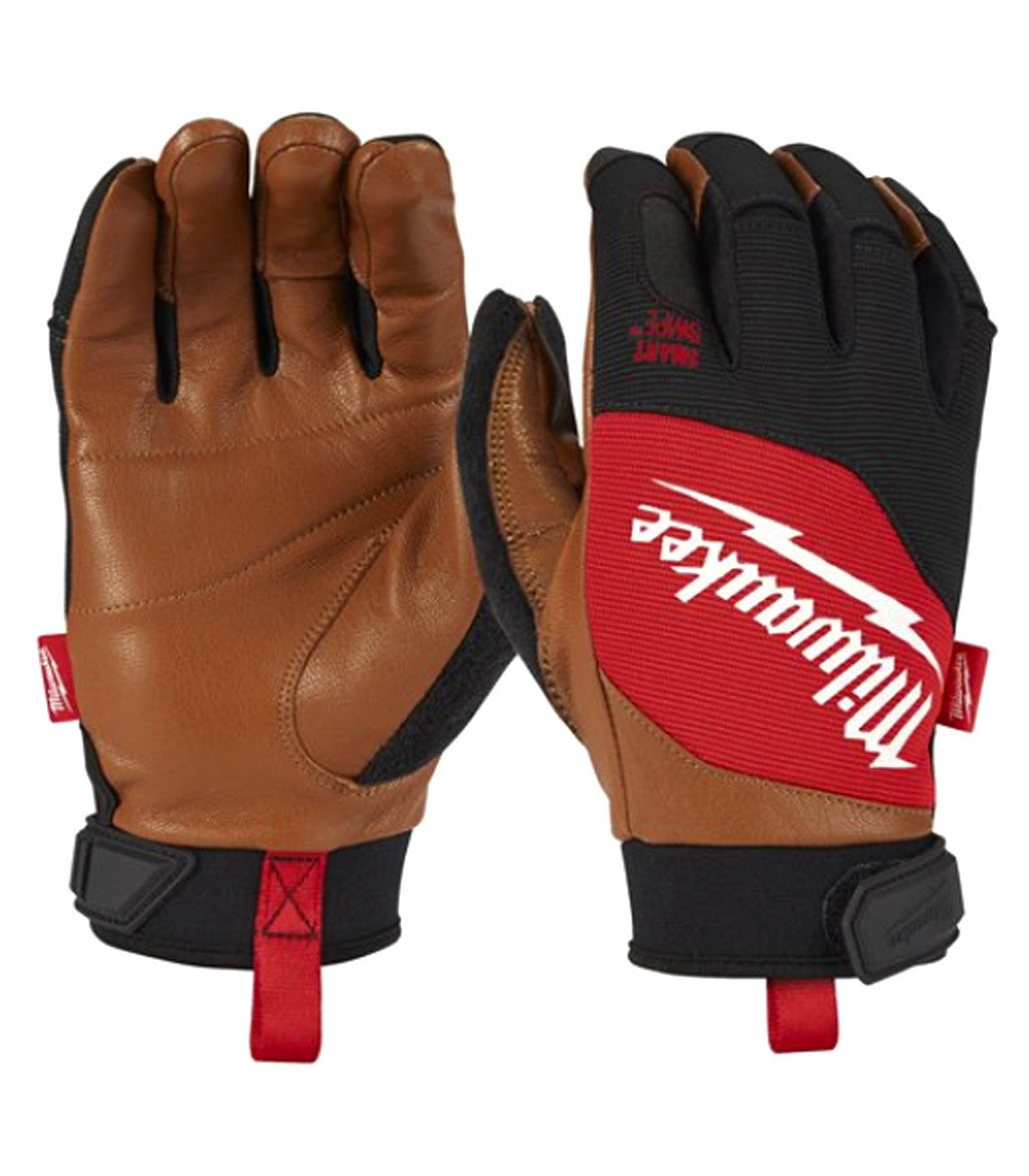Gants cuir hybrides Milwaukee HYBRID LEATHER GLOVES MILWAUKEE - 1