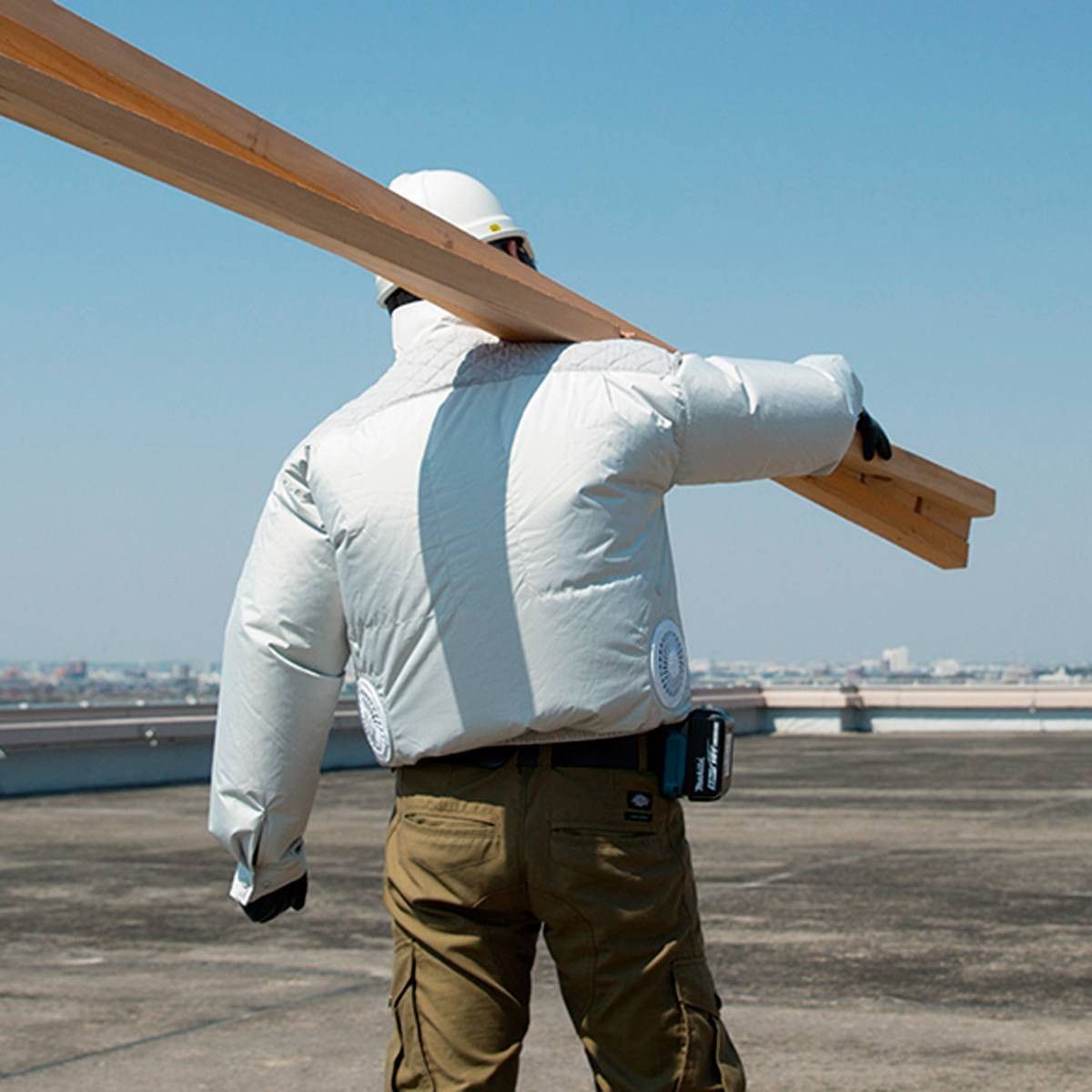 Blouson ventilé par batterie Makita DFJ405ZXL MAKITA - 3