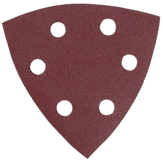 Papier de verre velcro triangulaire pour le bois dur, les planches de maçonnerie et le métal G120 10pcs Makita P-33299 MAKITA -