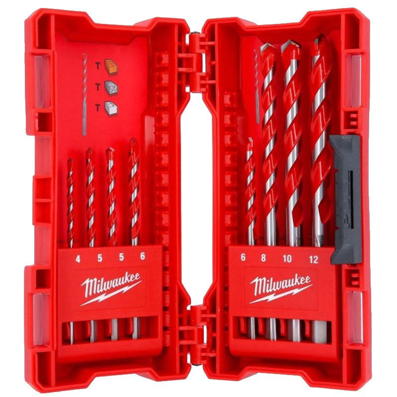 Super mèches de perceuse étui plastique 8pcs Milwaukee MILWAUKEE - 1