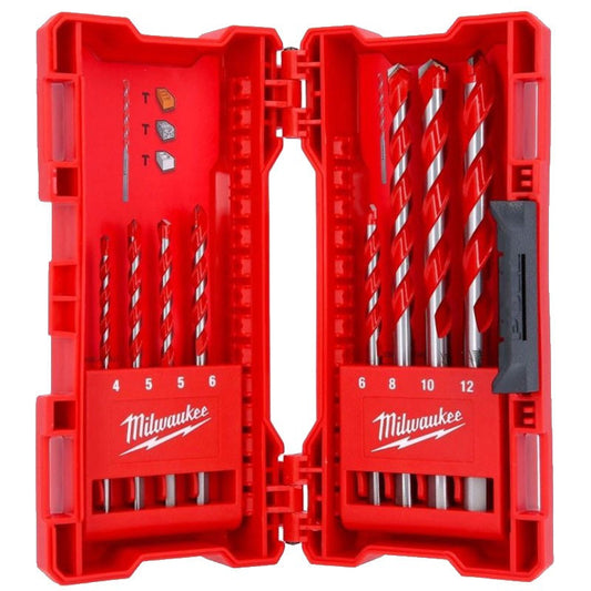 Super mèches de perceuse étui plastique 8pcs Milwaukee MILWAUKEE - 1