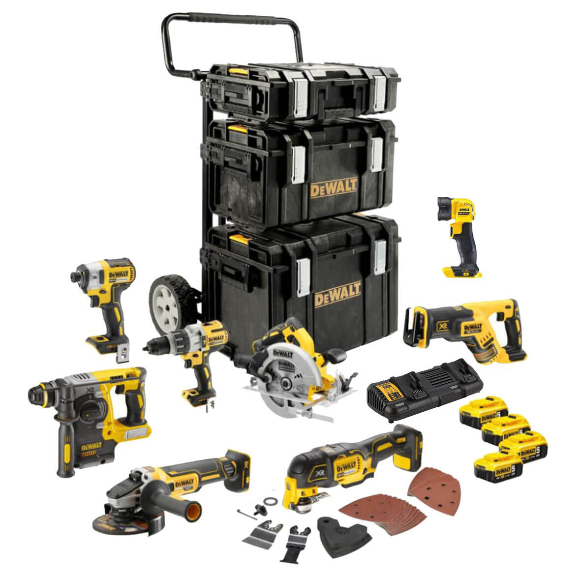 Kit dalimentation 8 outils à batterie Dewalt DCK853P4 DEWALT - 1