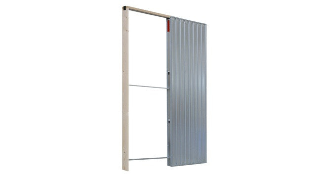 Cadre de porte coulissante pour mur en plaques de plâtre 100mm K Tools - 1