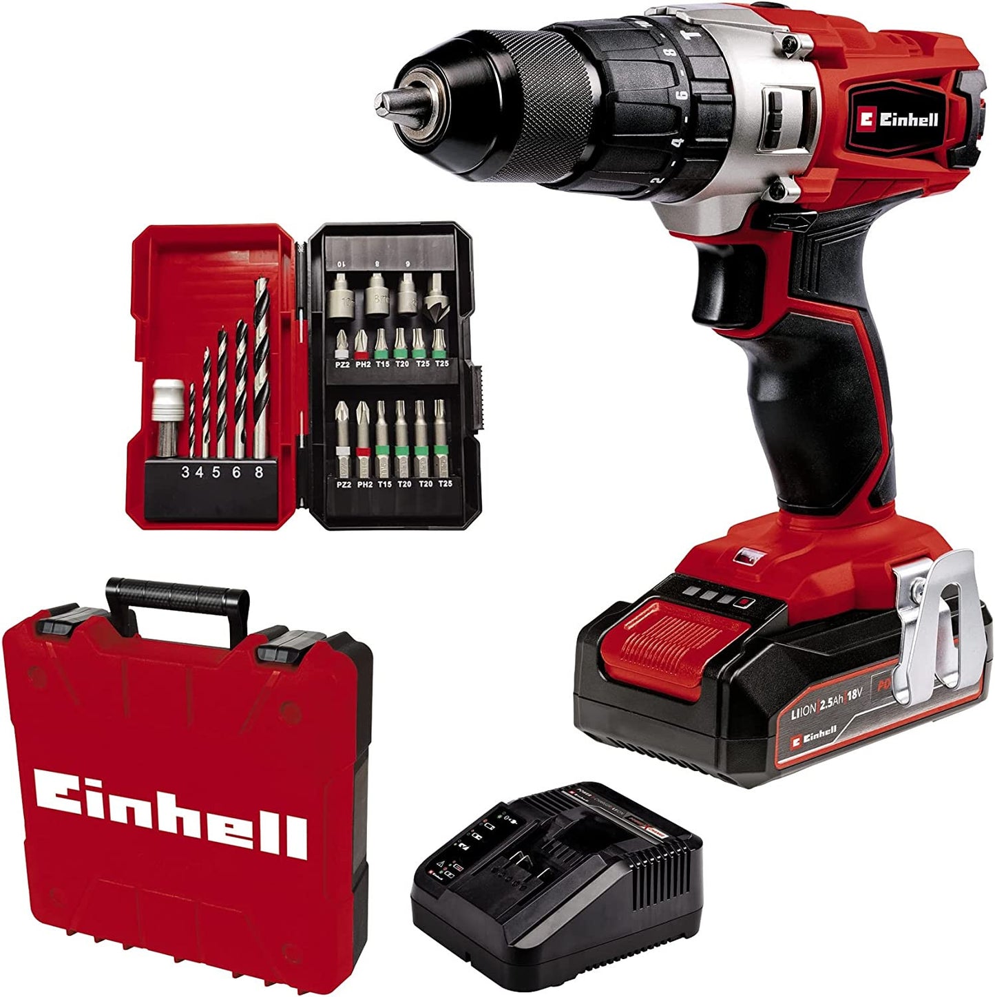 Marteau perforateur sans fil Einhell TE-CD 18/2 Li-i +22 (1x2,5 Ah) EINHELL - 1