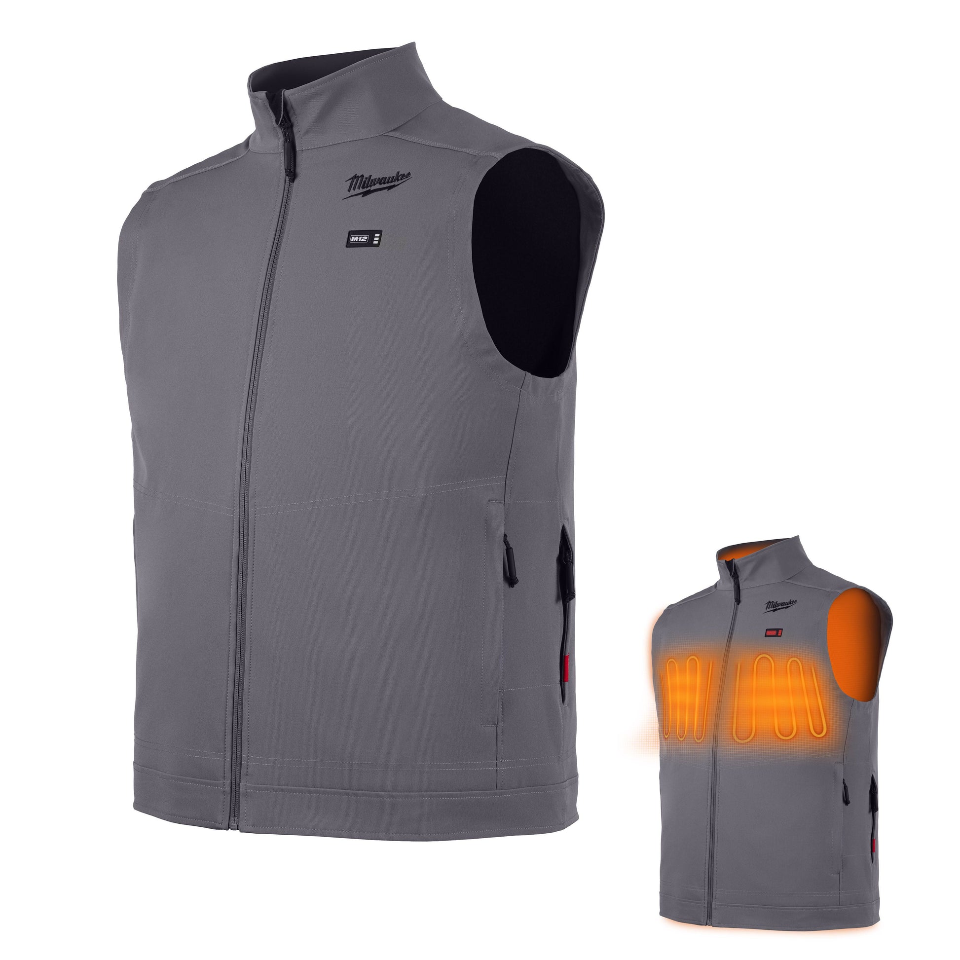 Gilet chauffant Gris TOUGHSHELL Milwaukee M12 HVGREY1-0 MILWAUKEE - 1