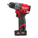 Marteau perforateur M12 Fuel + 2bat 4Ah + Chargeur +Mallette Milwaukee M12 FPD2-402X MILWAUKEE - 5