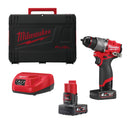 Marteau perforateur M12 Fuel + 2bat 4Ah + Chargeur +Mallette Milwaukee M12 FPD2-402X MILWAUKEE - 1