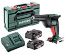 Tournevis pour plaques de plâtre batterie avec 2bat 2 Ah Metabo TBS 18 LTX BL 5000 METABO - 1