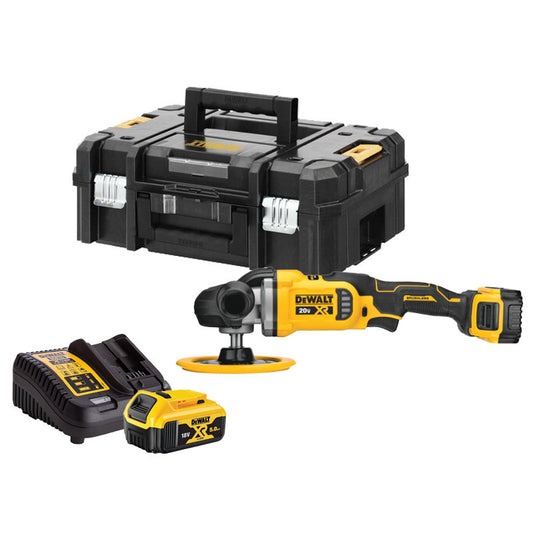 Polisseuse 20V Max 180mm avec 2 batteries 5Ah Dewalt DCM849P2 DEWALT - 1