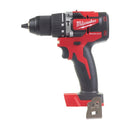 Taladro percutor compacto M18 + 2 bat 5Ah + cargador + maletín Milwaukee M18 CBLPD-402C  - 2