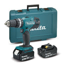 Marteau perforateur 18V avec 2 batteries 3.0Ah et mallette de transport Makita DHP453RFE MAKITA - 1