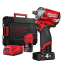 Clé à chocs sous-compacte M12 FUEL 1/2" avec anneau Milwaukee M12 FIWF12-422X MILWAUKEE - 1