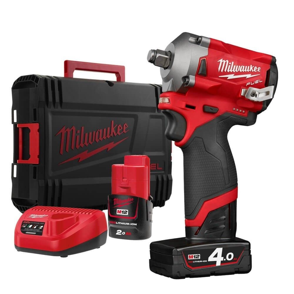 Clé à chocs sous-compacte M12 FUEL 1/2" avec anneau Milwaukee M12 FIWF12-422X MILWAUKEE - 1