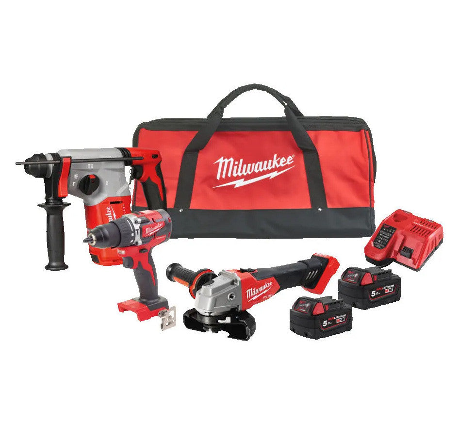 Powerpack 3 outils M18 Milwaukee M18 FPP3Q-502B MILWAUKEE - 1