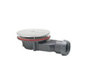 Vanne extra-plate sortie horizontale champignon chromée Wirquin ABS WIRQUIN - 1