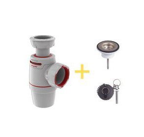 Kit siphon Wirquin Neo Air avec valve et bouchon D.40 30723783 WIRQUIN - 1