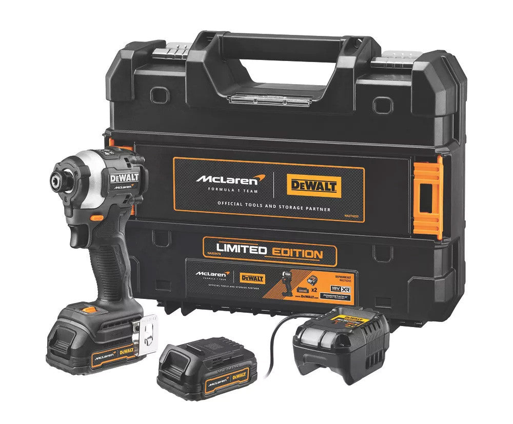 Atornillador de impacto 18V XR DEWALT x McLaren F1 Team DCF85ME2GT Edición limitada DEWALT - 1