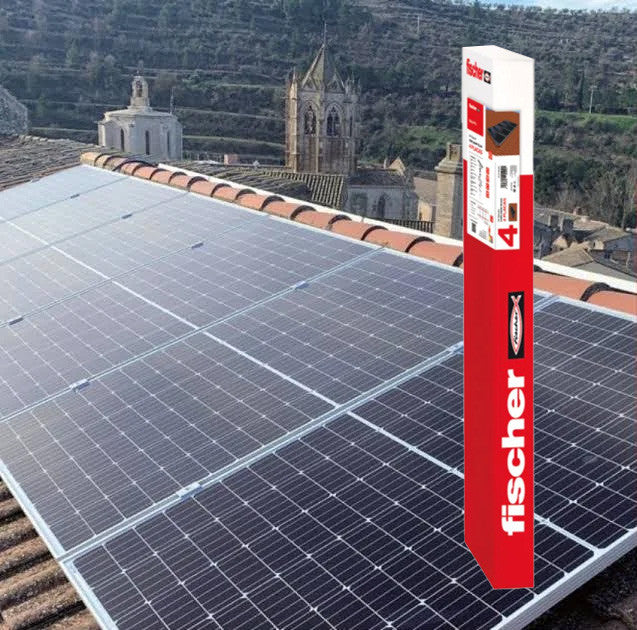 Kit Solar-Fix pour structure coplanaire 4 modules Fischer FISCHER - 14