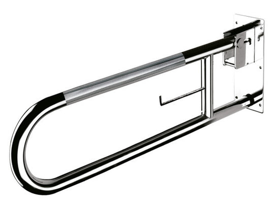 Barre d'Appui Pliante Poli Brillant avec Support pour Porte-rouleau 1989 Manillons Torrent MANILLONS TORRENT - 1