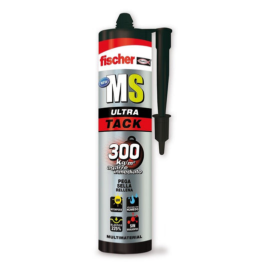 Cartouche de mastic adhésif 290ml Fischer MS Ultra Tack FISCHER - 1