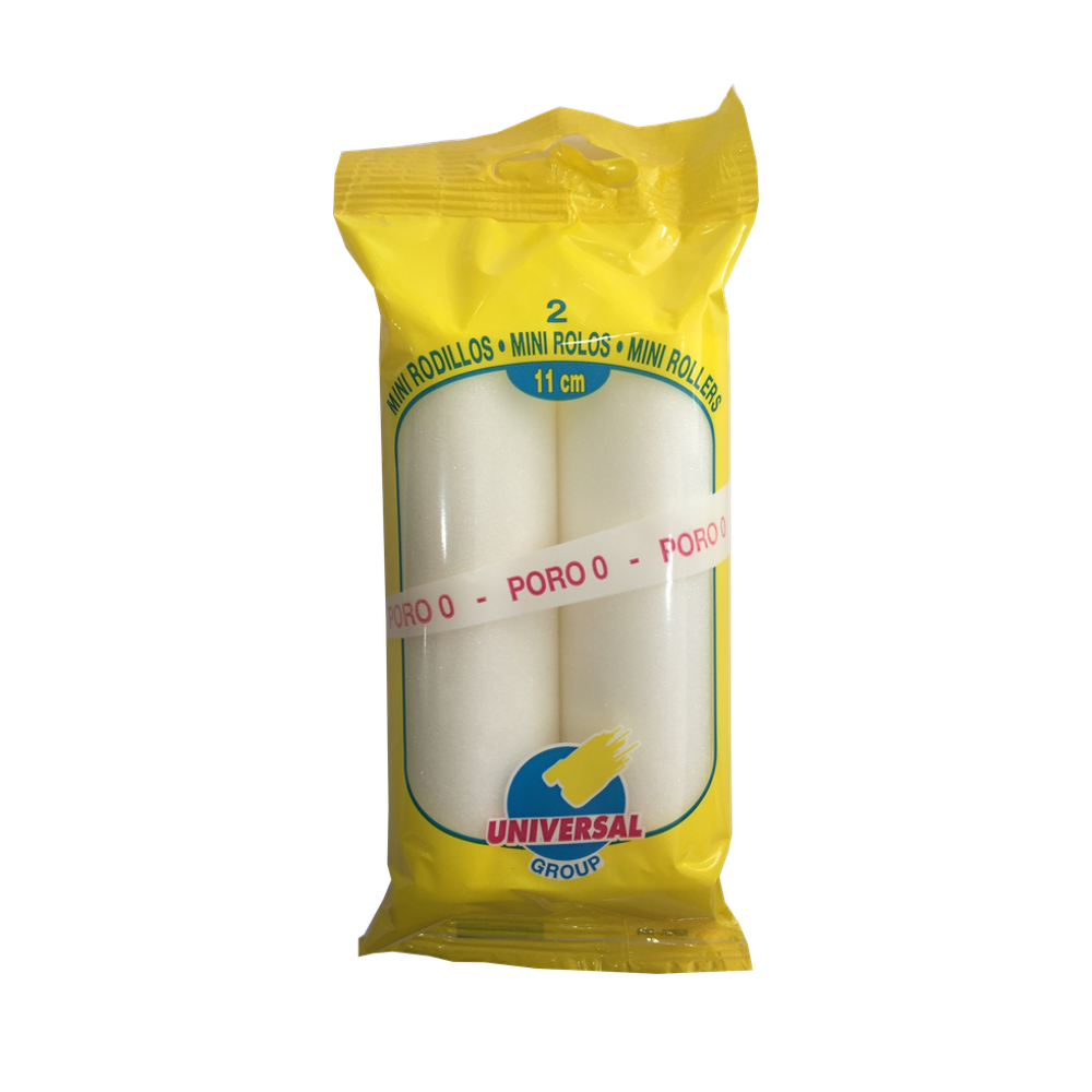 Recharge de 2 mini-rouleaux 11CM à pores fins  - 1