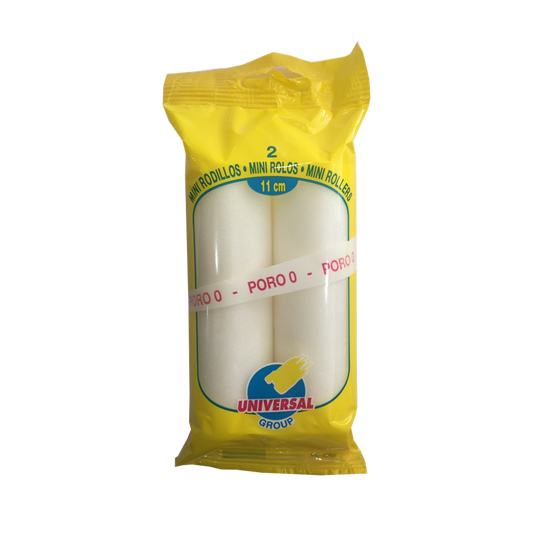 Recharge de 2 mini-rouleaux 11CM à pores fins  - 1