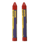 Juego lápiz de cera rojo 2Ud Irwin