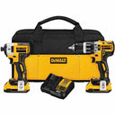 Set Dewalt DCK287D2 18V XR - Perceuse à percussion + Marteau perforateur + Sac + 2 Batteries LI-ION 2,0Ah
