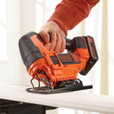 Kit Taladro Percutor + Lijadora Mouse + sierra de calar 18V con 2 baterías 1.5Ah, cargador y bolsa Black+Decker BCK31S1S